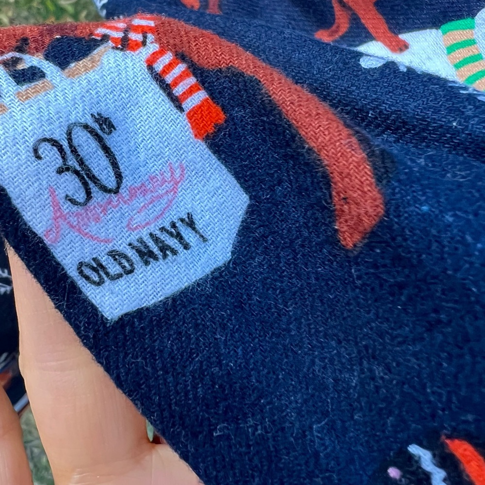 Old Navy Match 1994 Fam Flannel Mid-Rise Elastic Pant Christmas Holiday Pajama S - Picture 8 of 12